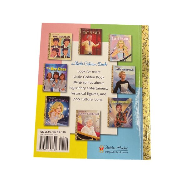 Little Golden Book: Elton John a Little Golden Book Biography Hardcover - Picture 3 of 5